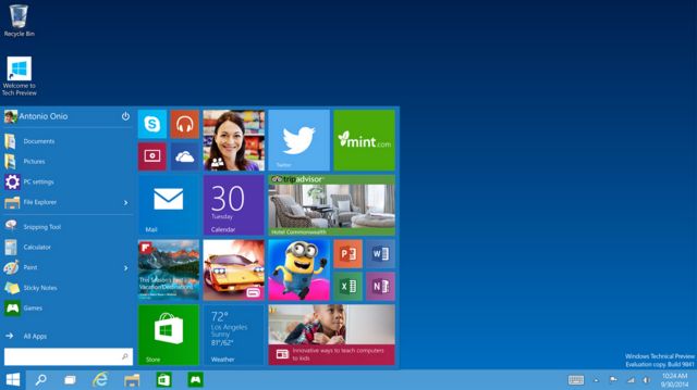 Τον Ιανουάριο του 2015 μια πρώτη ματιά για όλους στα Windows 10